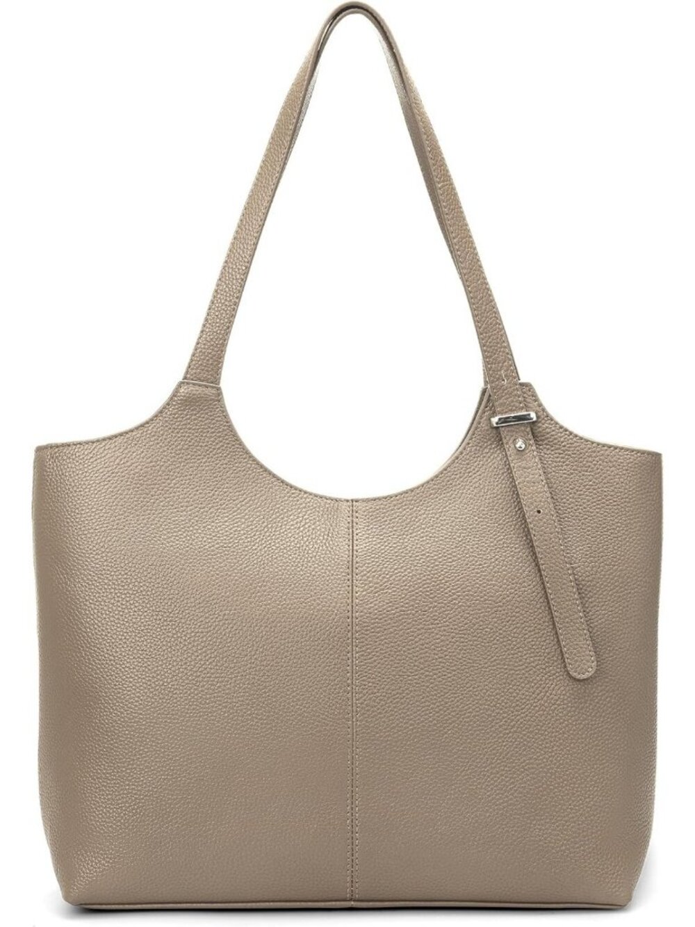 Stylish Genuine Leather Tote Bag for Women - Adjustable Strap Shoulder Satchel